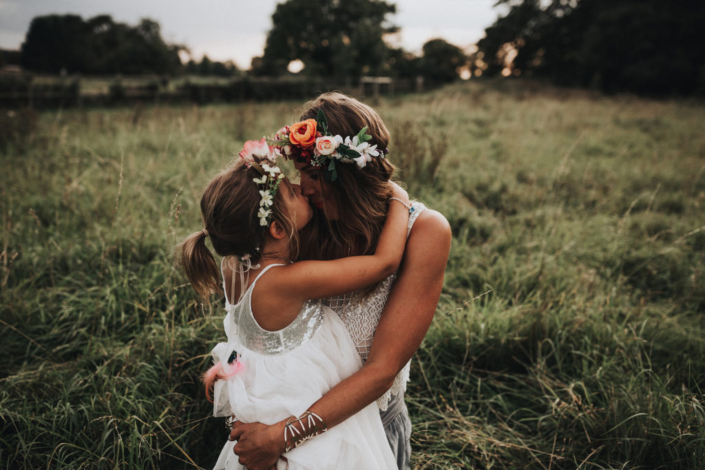 boho family photography, devon and cornwall