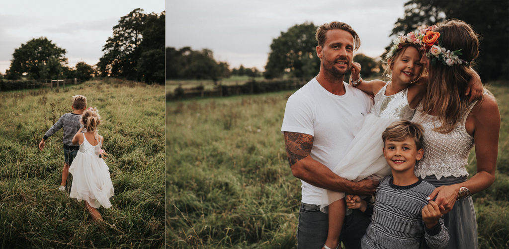 boho family photography, devon and cornwall