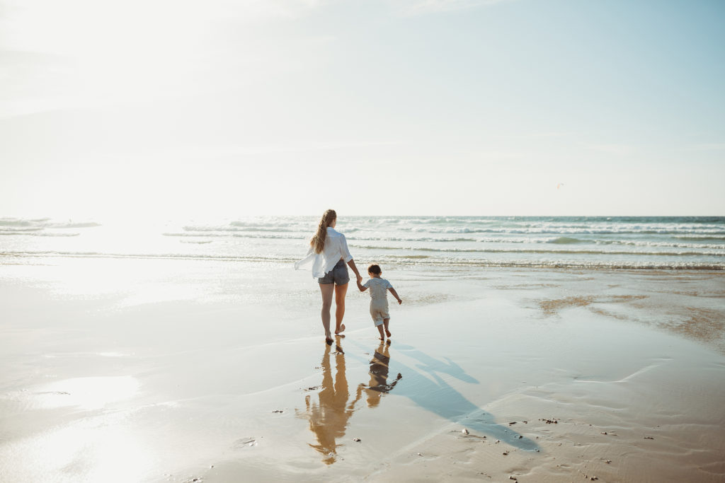 Cornwall Family photography at Watergate bay, Newquay