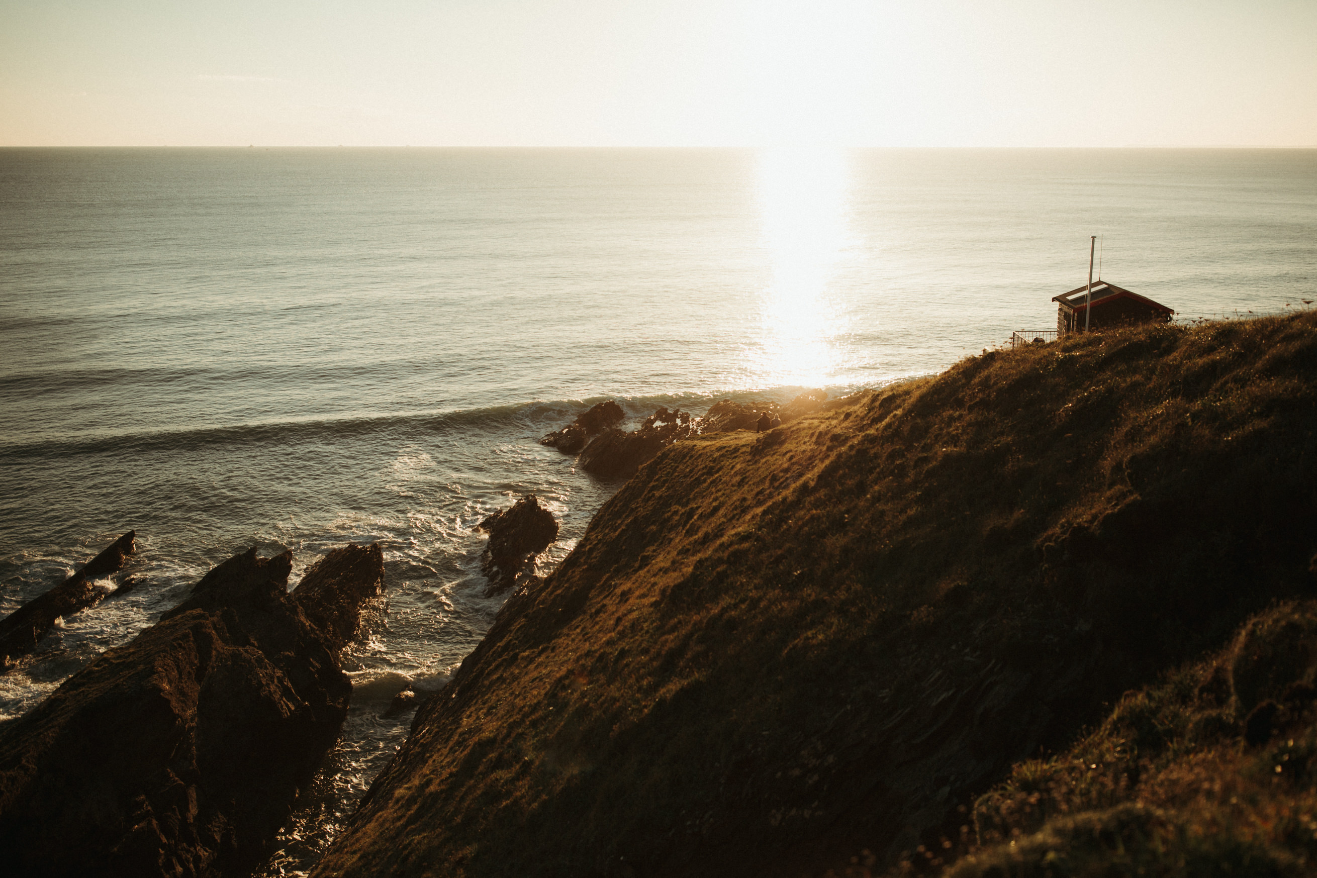 Looking out to sea Whitsand bay 