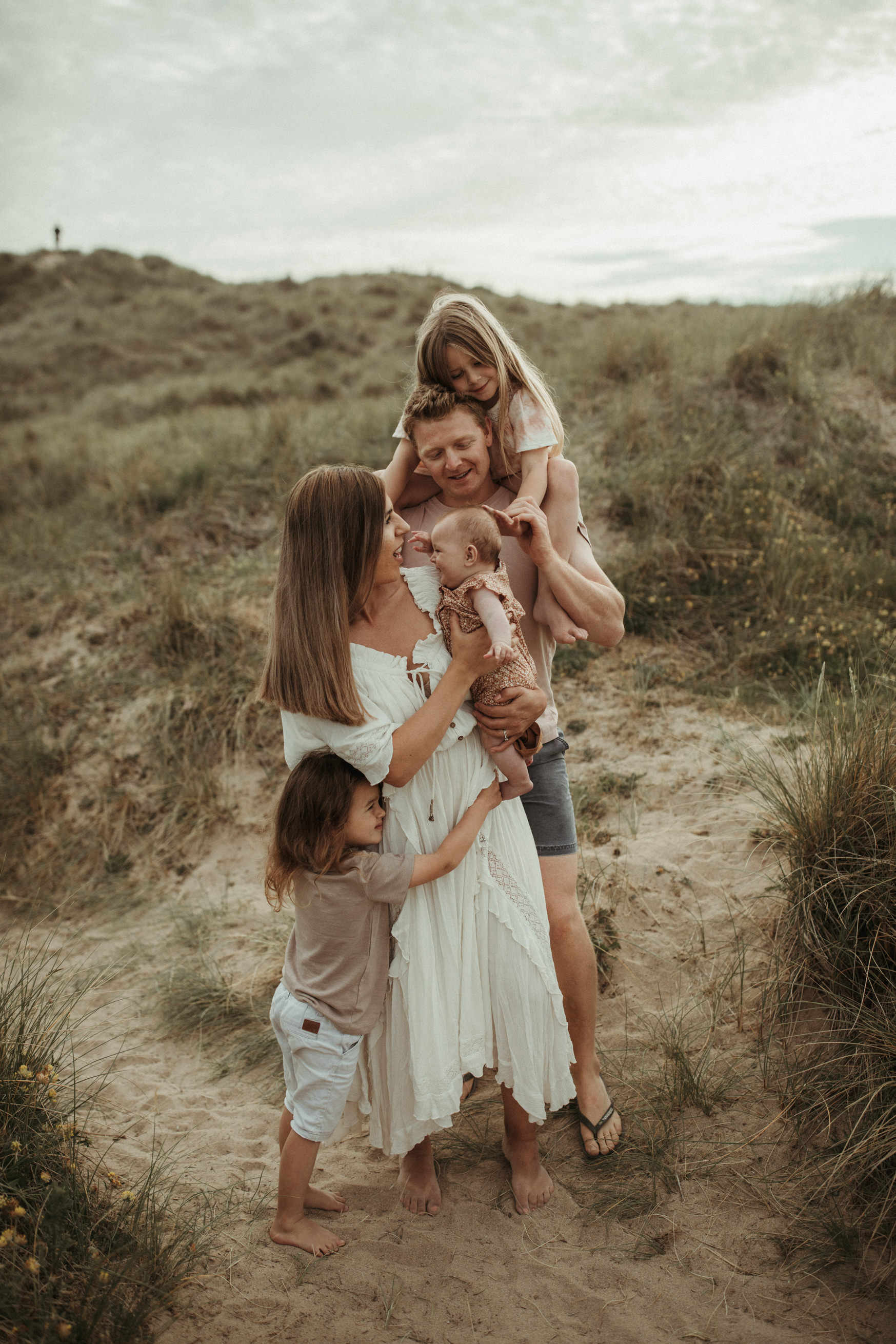 boho family photos family of 5